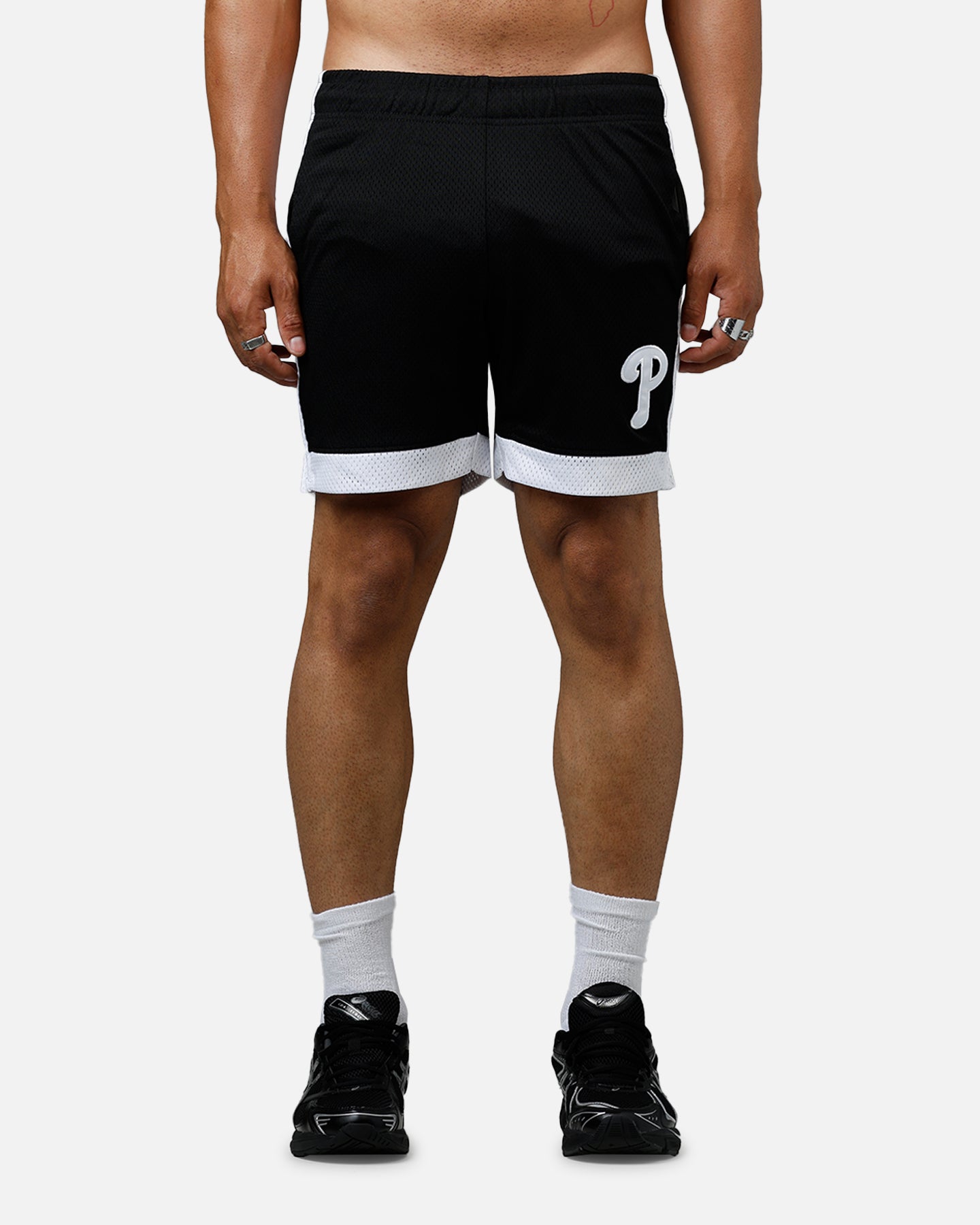 New Era Philadelphia Phillies Sport Class Shorts Black/White、mySite、zt4zffjzw