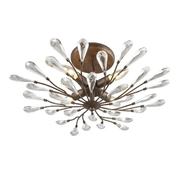 Crislett Multi-Light Semi Flush Mount Ceiling Light、mySite、g9winljtr