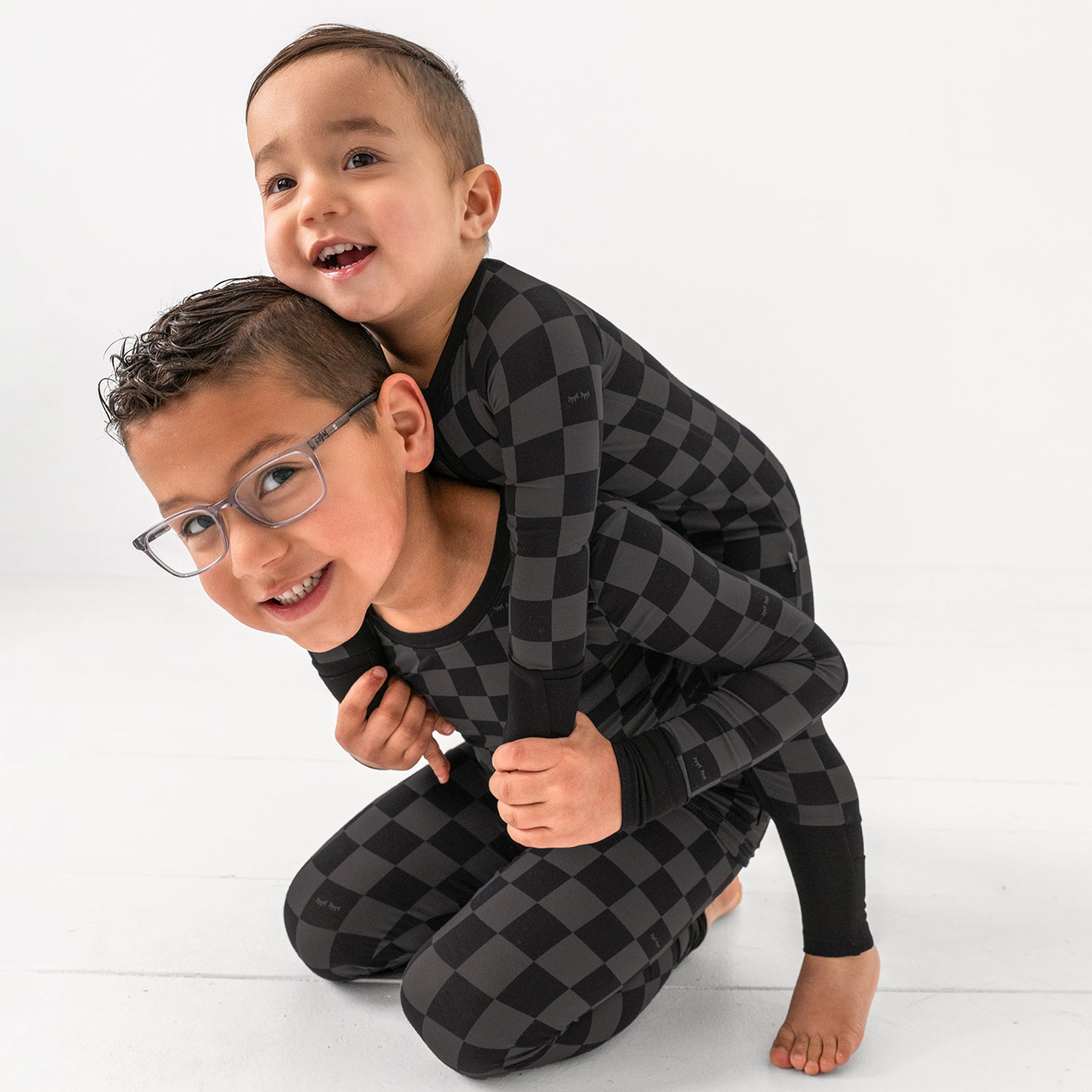  Monochrome Checks Two-Piece Pajama Set、mySite、layawaytickets