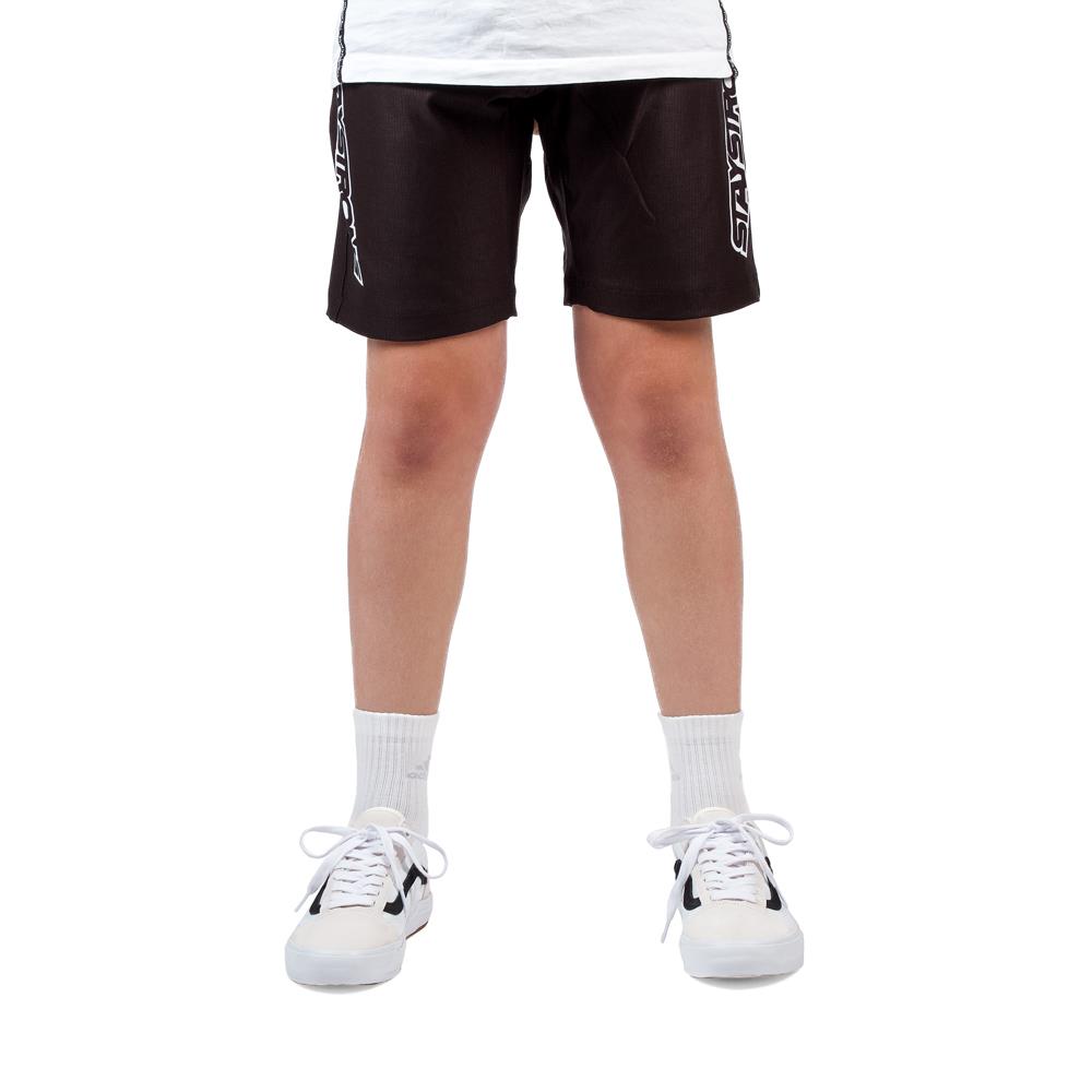  Stay Strong Youth V3 Race Shorts - Black/White、mySite、merchandisen