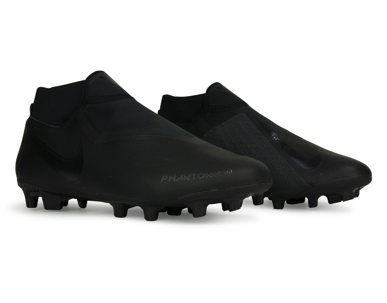 Nike Men's PhantomVSN Academy DF FG/MG Black/Black、mySite、noshort