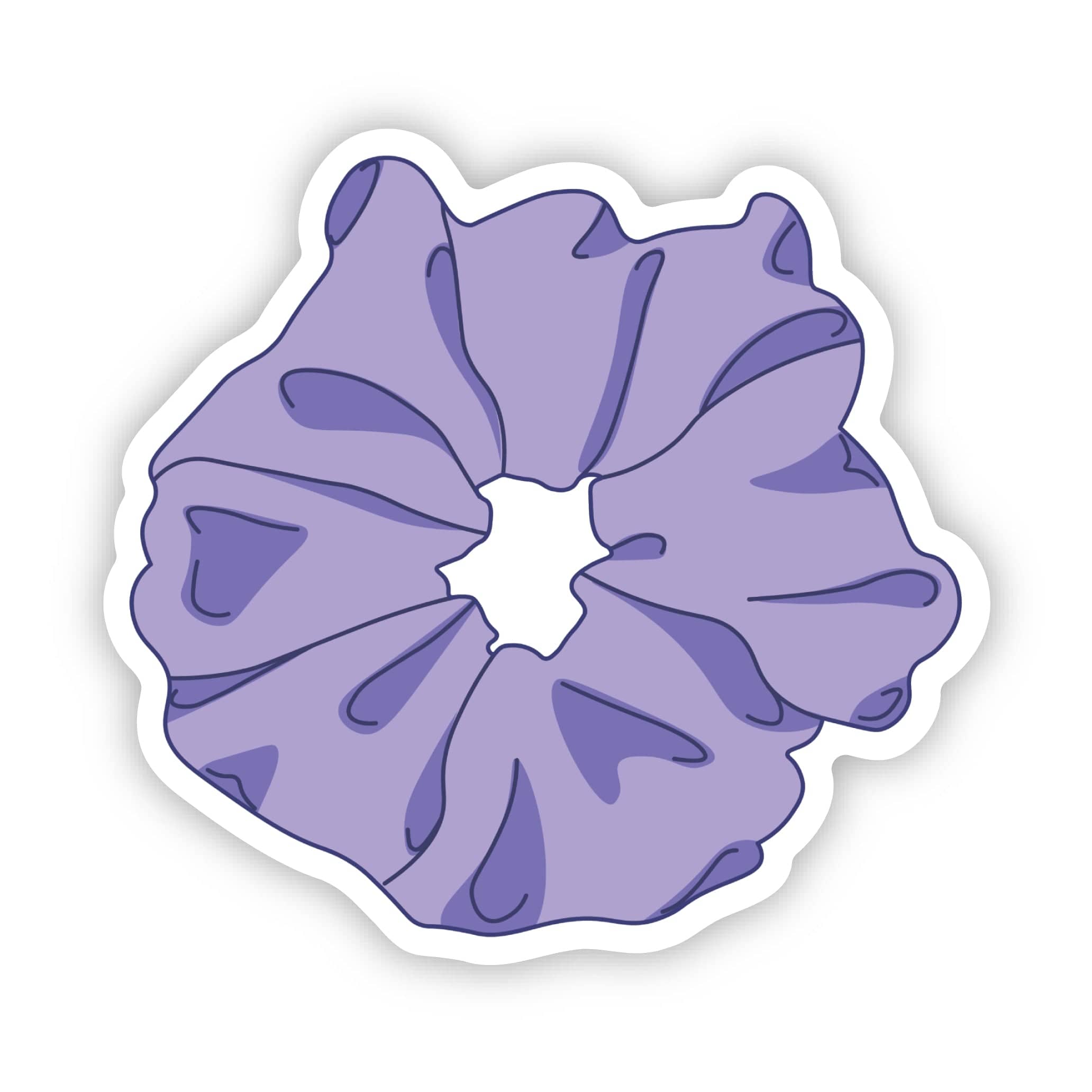  Purple Scrunchie Sticker、mySite、ghnorth