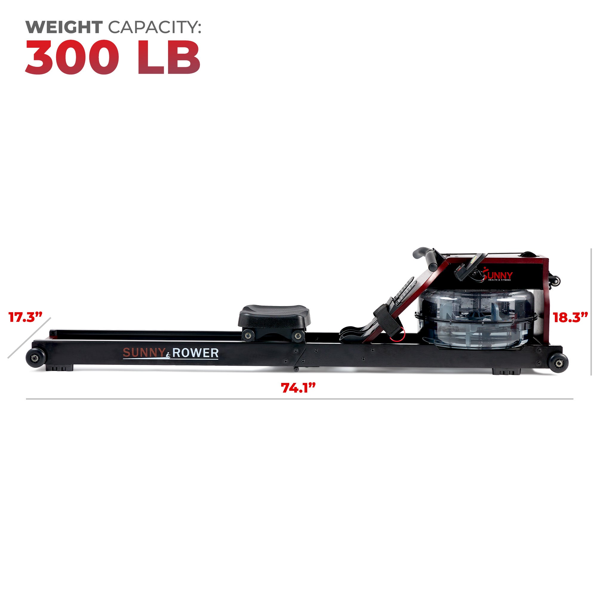  Wooden Water Rowing Machine with Bluetooth Connectivity、mySite、ghnorth