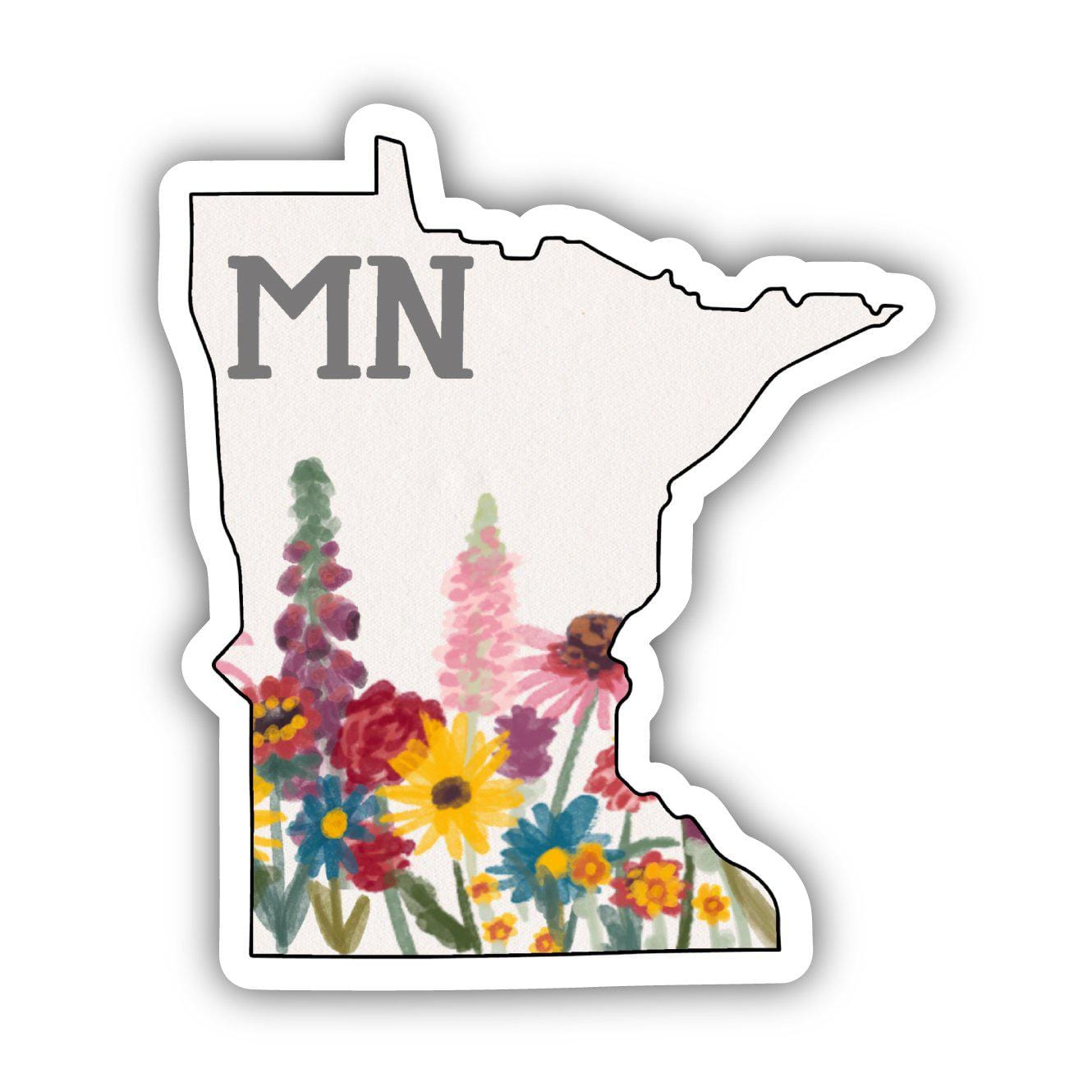  Minnesota Painterly Pattern Sticker、mySite、ghnorth