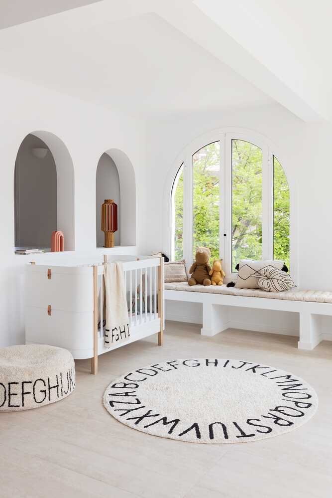 WASHABLE ROUND RUG ABC NATURAL - BLACK、mySite、gigharbornorthrealestate