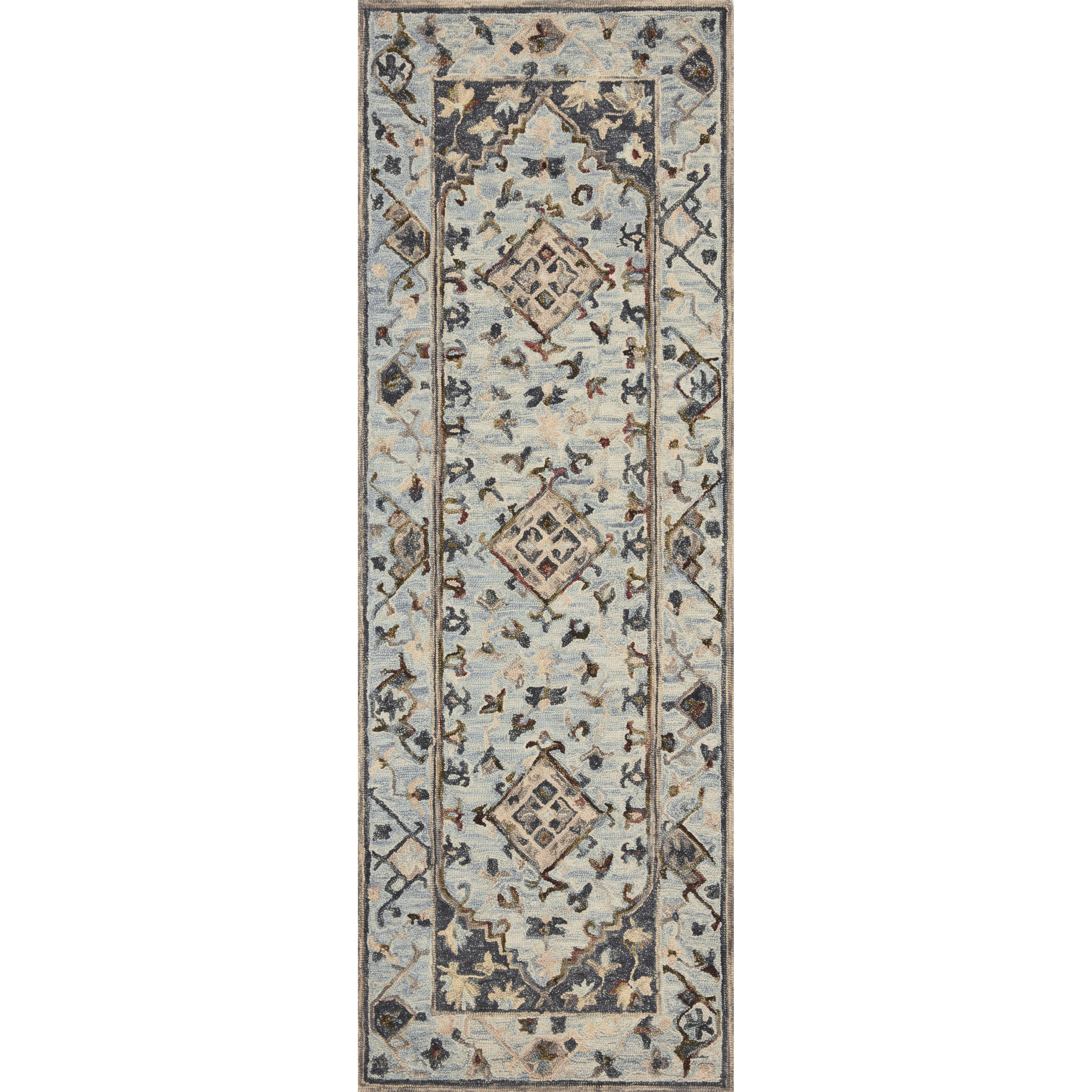 Beatty Lt. Blue Blue Area Rug、mySite、gigharbornorthrealestate