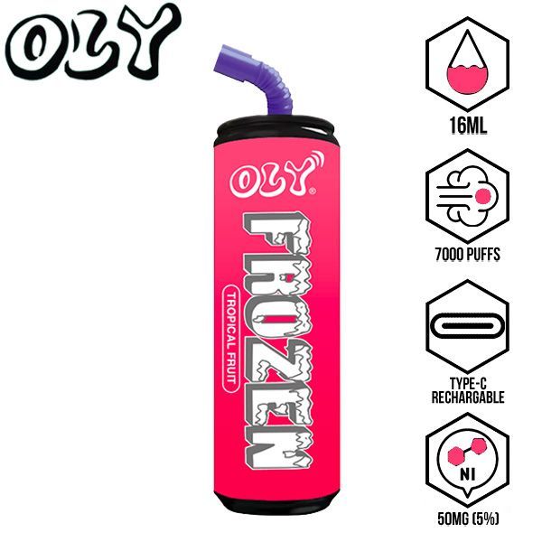 Oly Frozen 7000 Puffs Disposable Vape 10 Pack 16mL、mySite、zt4zffjzw