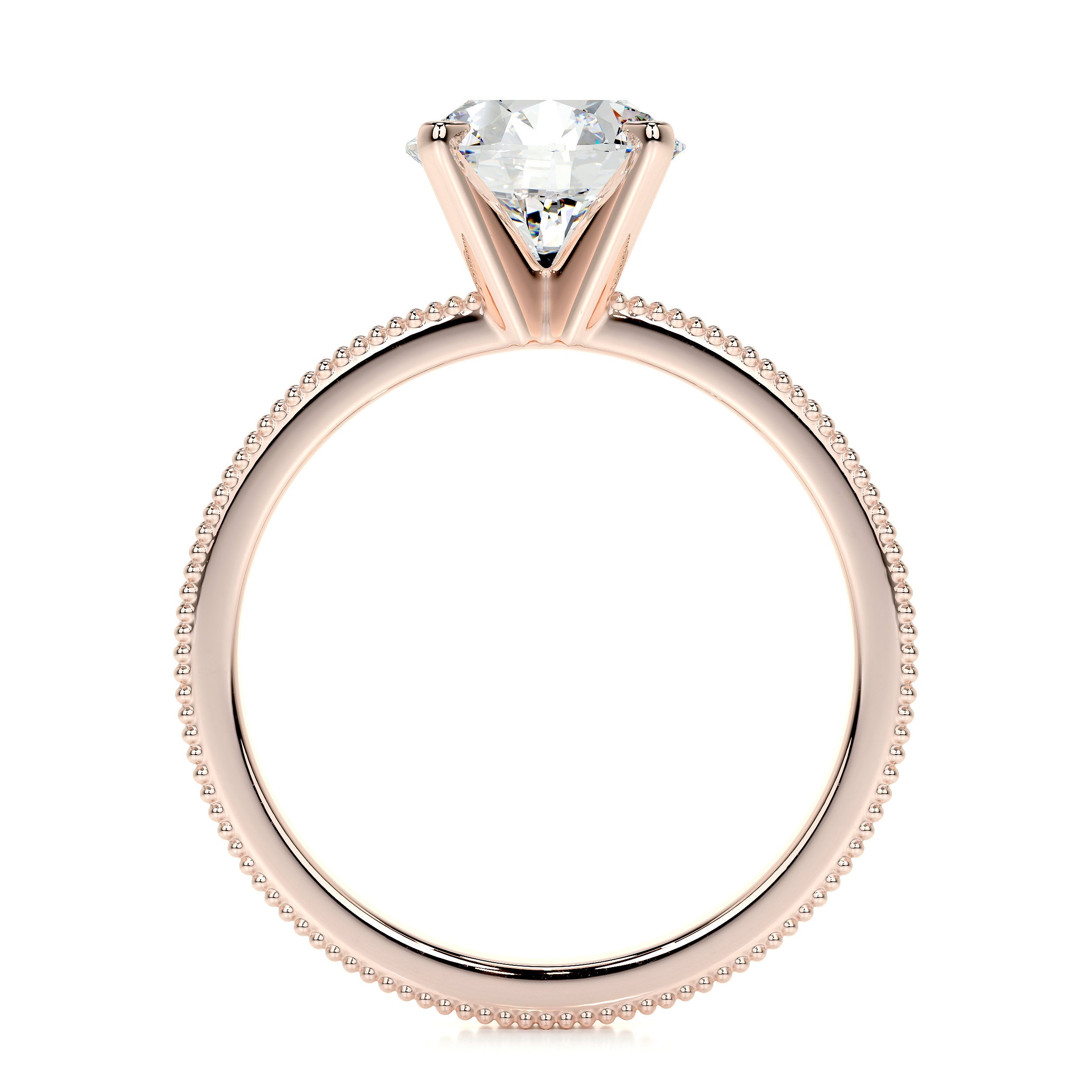 Charlie Lab Grown Diamond Ring -14K Rose Gold、mySite、hinf8tx79