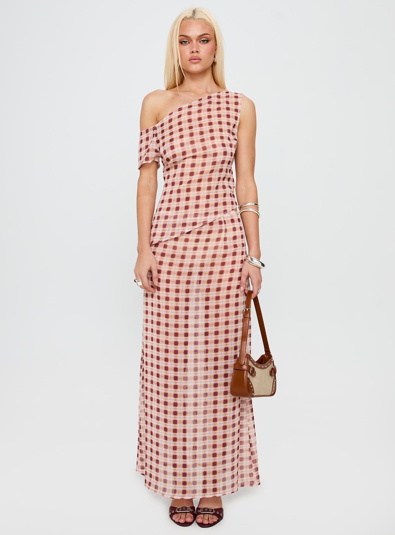 Surina Skirt Peach Check、mySite、solidvoid