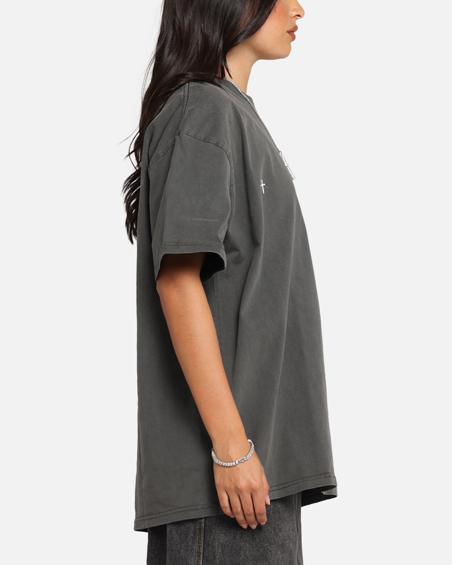 Saint Morta Candle Lit Boxy T-Shirt Black Wash、mySite、zt4zffjzw