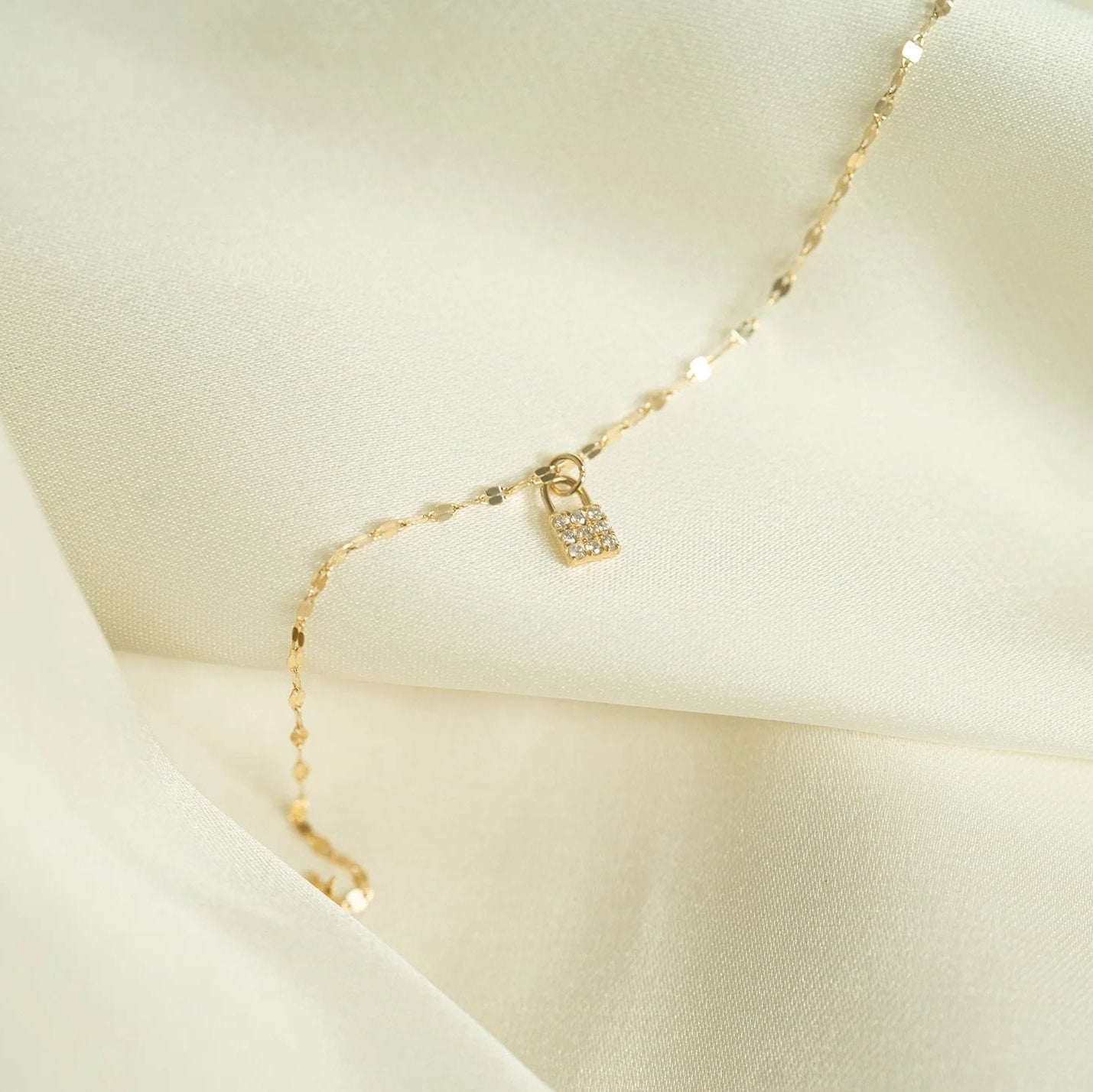 2.0 mm Lip Chain 14K Solid Gold Permanent Jewelry - By the Inch / PMJ0017、mySite、dreamappss