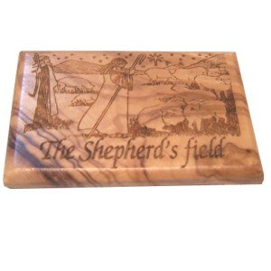  The Shepherd's field Magnet - Olive wood (6x4 cm or 2.4x1.6)、mySite、elrpsem3k
