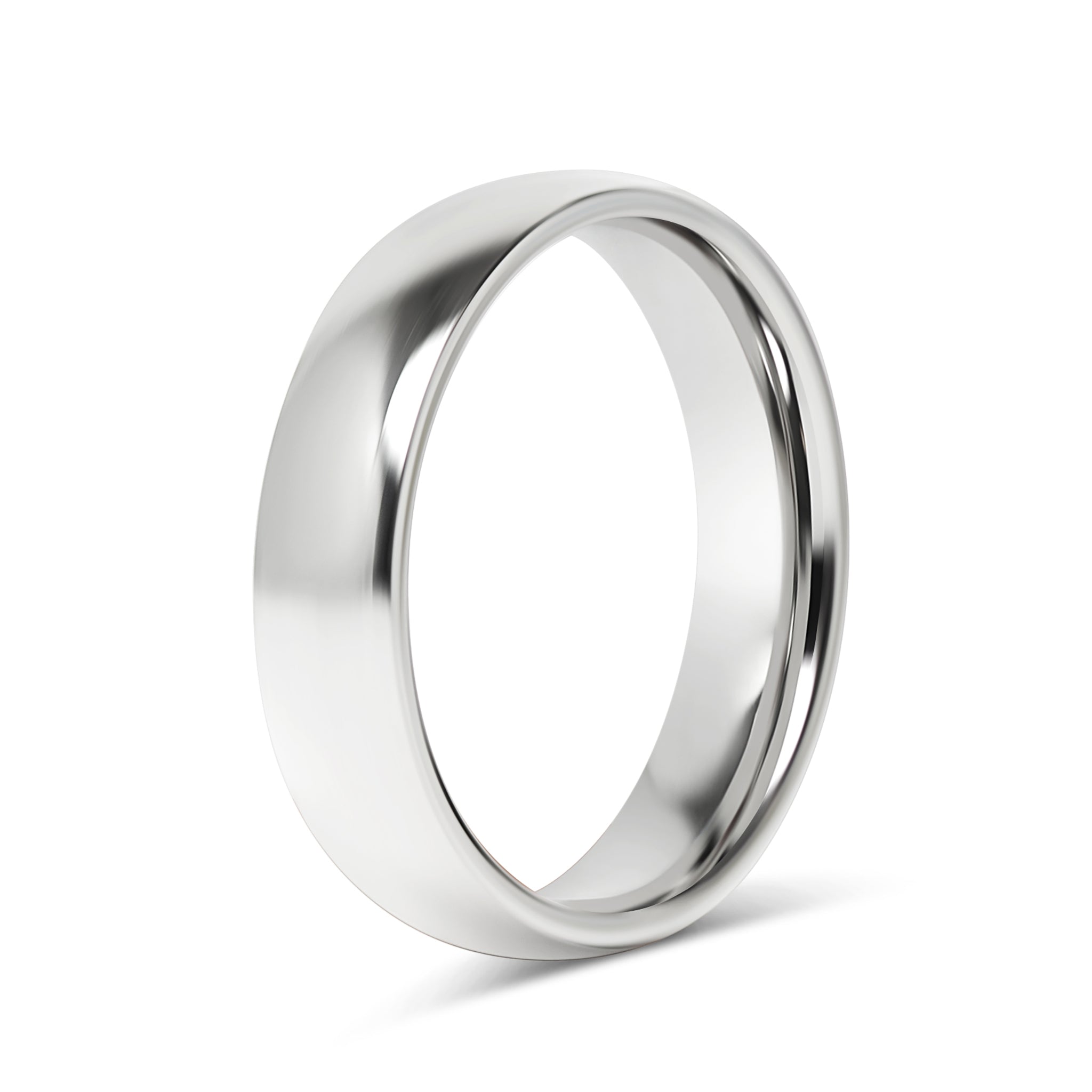 Highly Polished Rounded Stainless Steel Blank Ring 2mm - 6mm / CFR3029、mySite、dreamappss