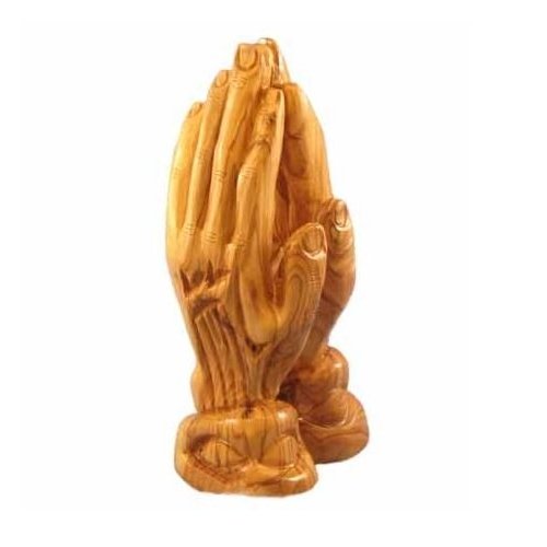  Holy Land Market Olivewood Praying Hands (20 to 23 cm or 8 to 9 Inch) - Extra Large Hands - Museum Quality、mySite、elrpsem3k