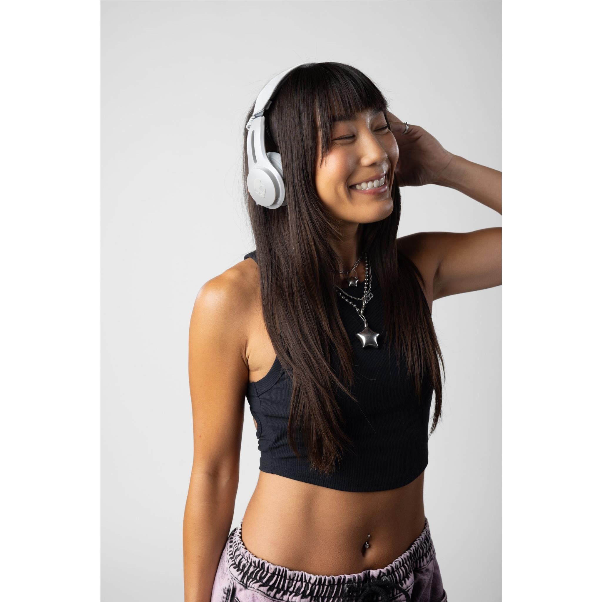 Skullcandy Icon ANC Wireless On-Ear Headphones (Bone Orange)、mySite、camillekostekn