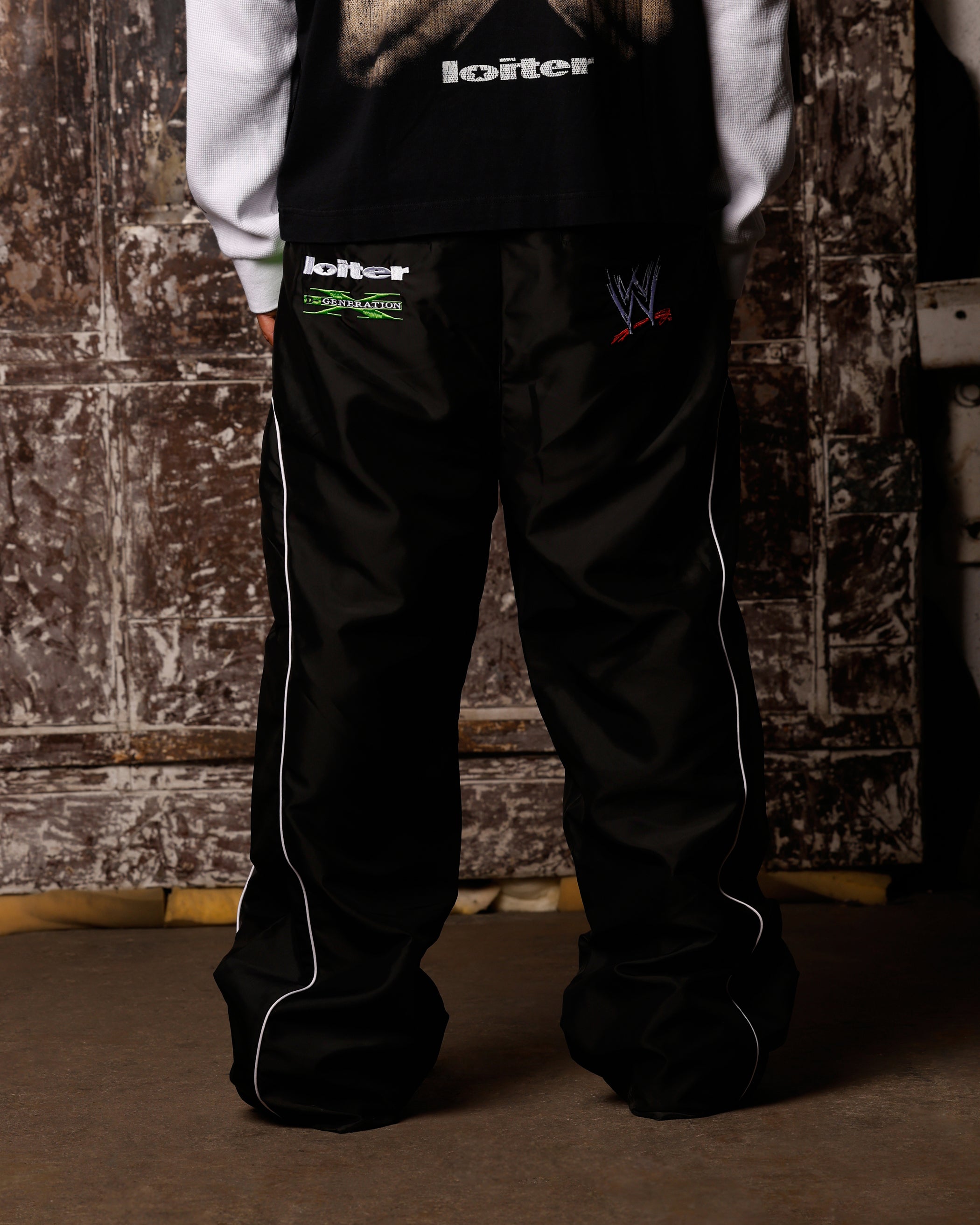 Loiter X WWE DX Generation Track Pants Black/Green、mySite、zt4zffjzw