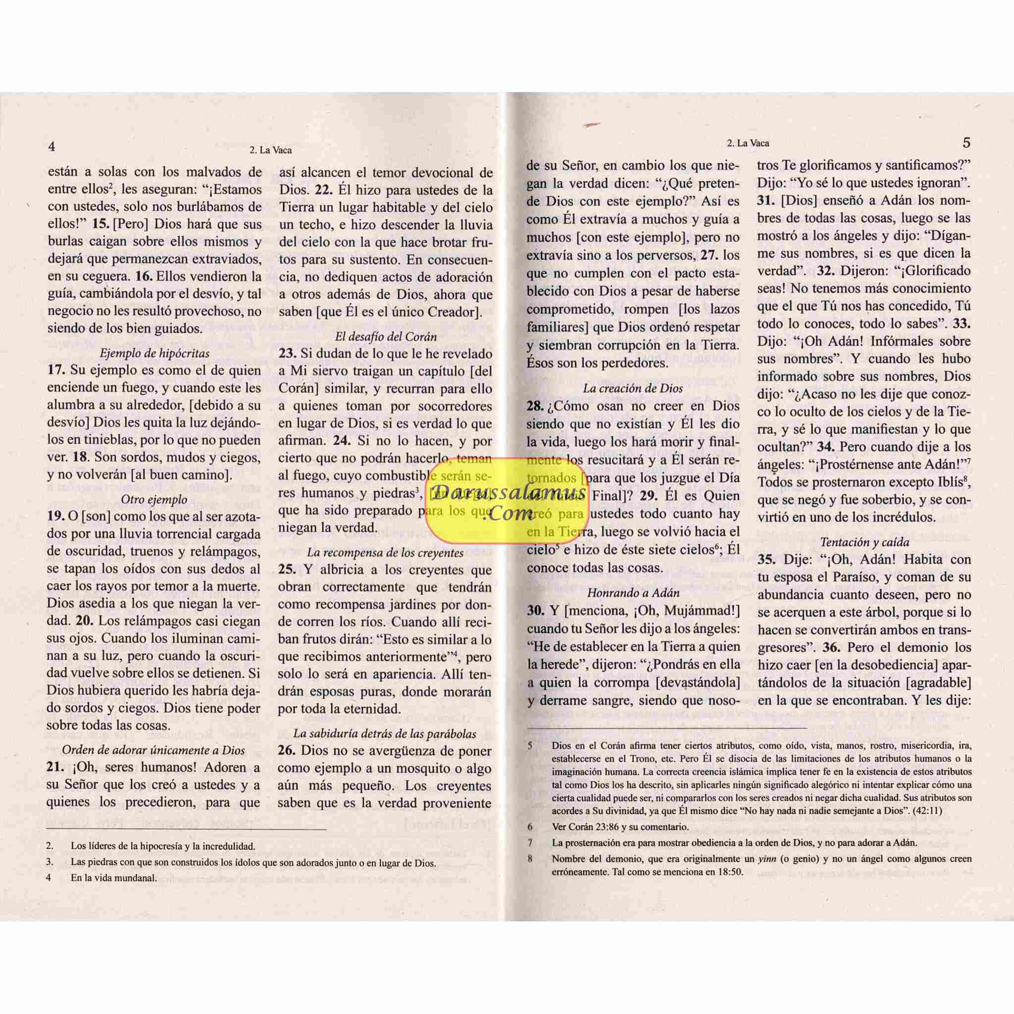 El Coran Esclarecedor,The Clear Quran In Spanish Language by Isa Garcia (Hardcover)、mySite、topwebapps