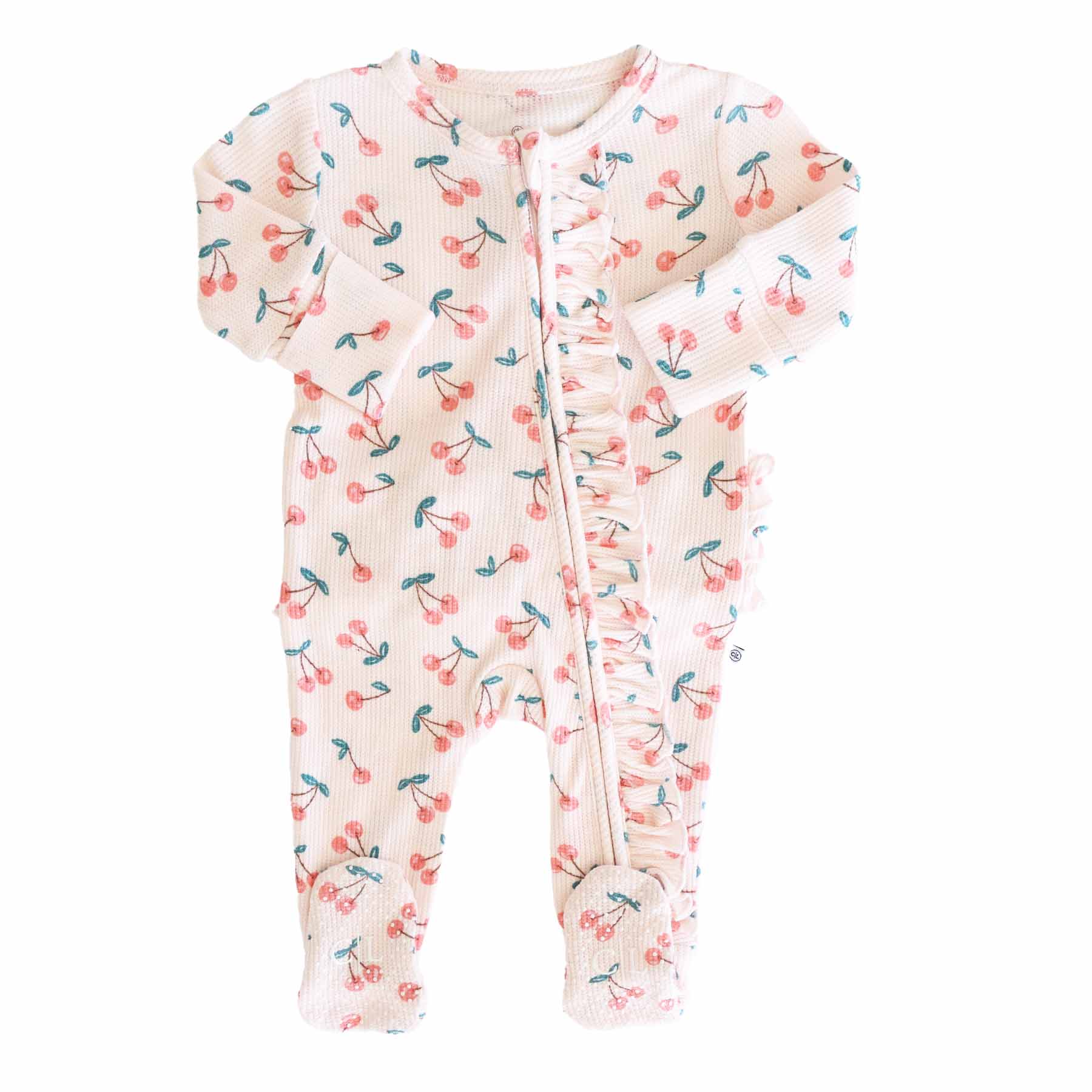  Bamboo Waffle Zipper Footies | Printed、mySite、layawaytickets