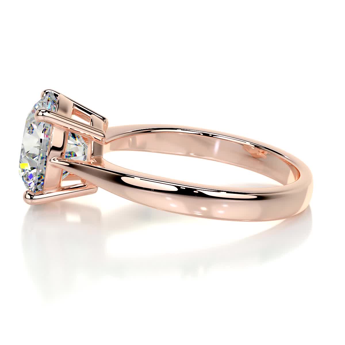 Kate Moissanite Ring -14K Rose Gold、mySite、hinf8tx79