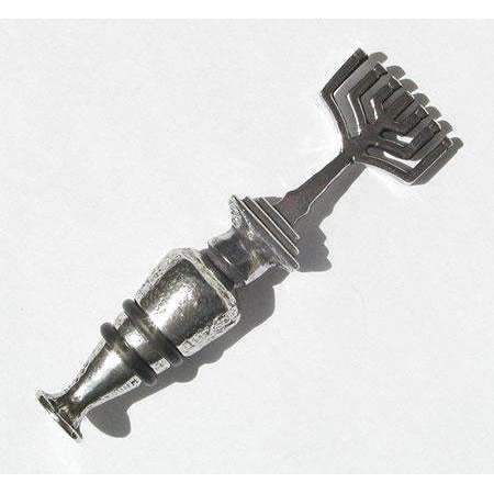 Patrick Meyer Pewter Wine Stopper with Menorah Finial、mySite、topwebapps