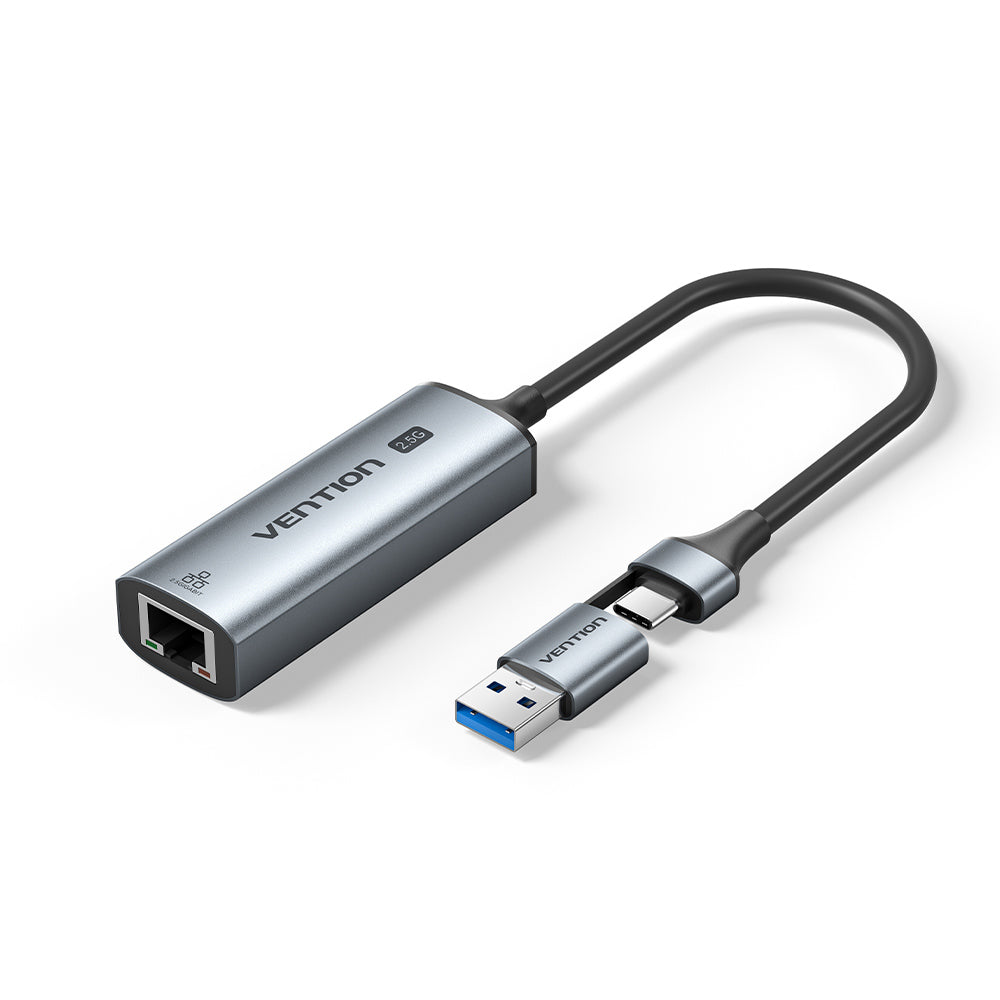 Vention USB-C/USB-A to 2.5G Ethernet Adapter、mySite、fannypackpong