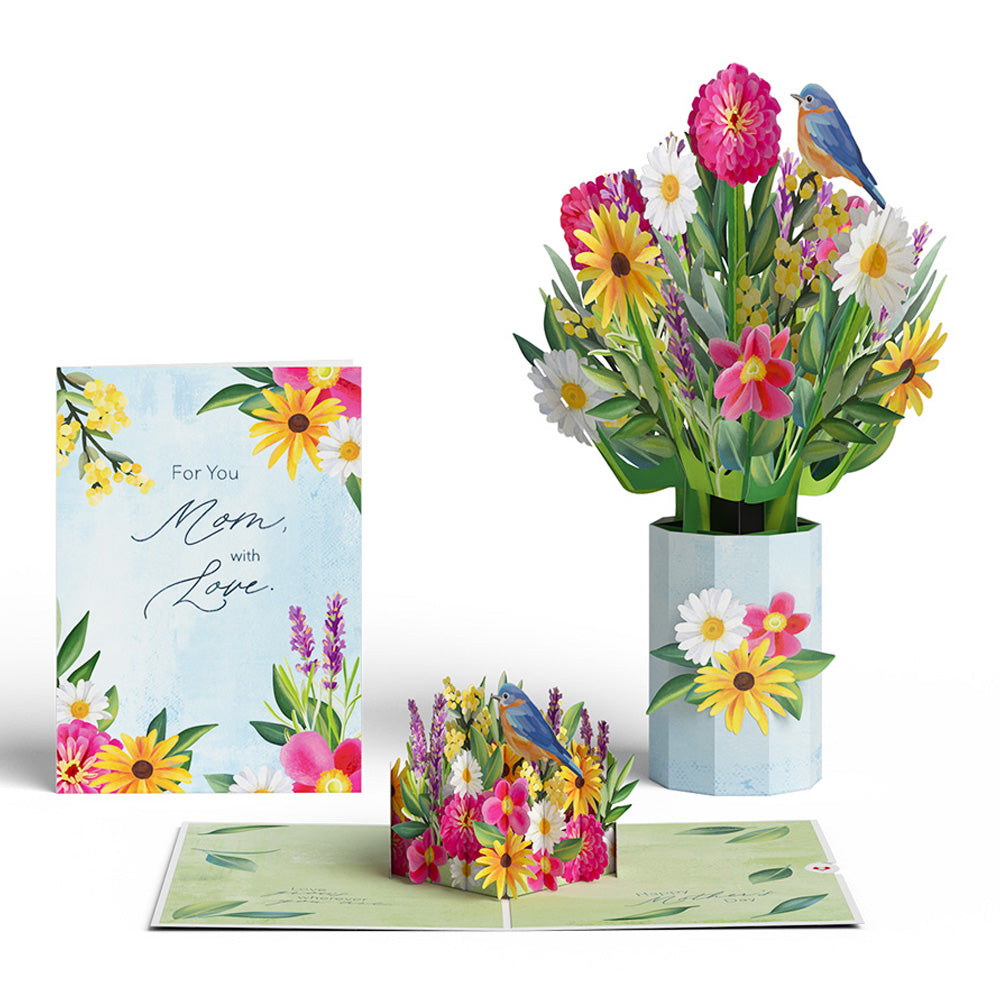 For Mom with Love Pop-Up Card & Bouquet Bundle、mySite、solidvoid