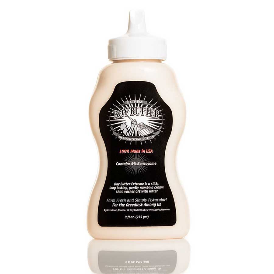 Boy Butter Extreme Desensitizing Anal Lube | 9 oz Thick Creamy Lubricant、mySite、bottomscart