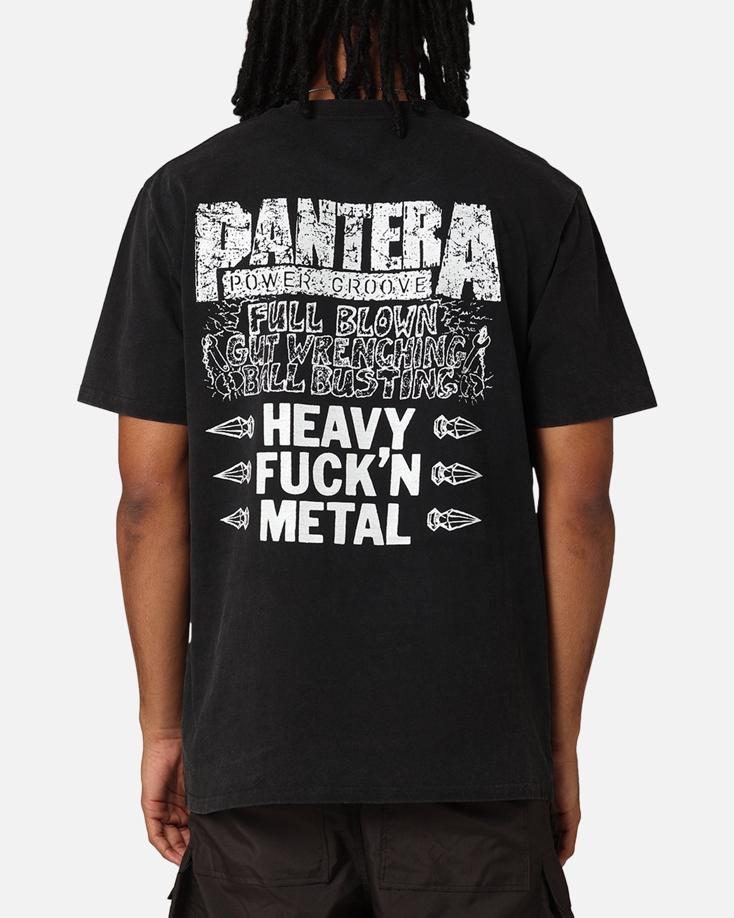 Pantera Domination T-Shirt Washed Black、mySite、zt4zffjzw