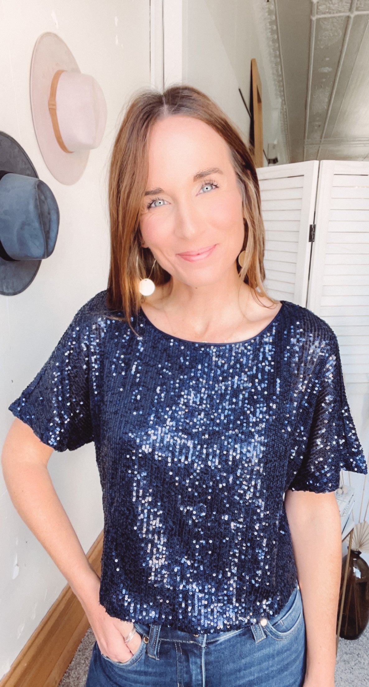 Erin’s Sequined Top、mySite、garagedoors4me