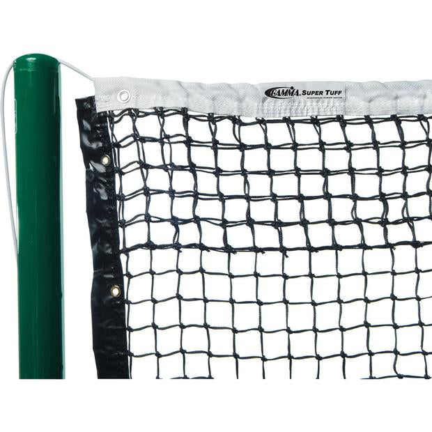 Gamma Super Tuff Tapered Tennis Net with Polyester Headband