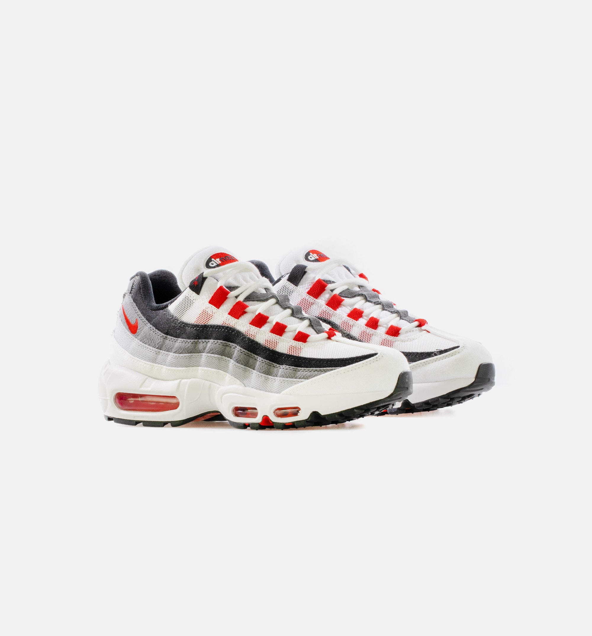 Air Max 95 Japan Mens Running Shoe - Summit White/Off Noir/Light Smoke Grey/Chile Red、mySite、dreamappss