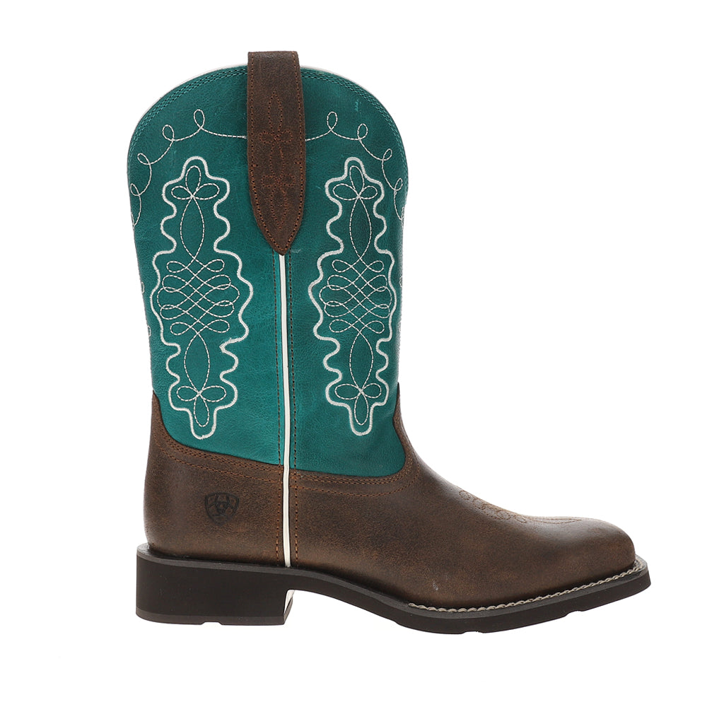 Callie Embroidered Square Toe Pull On Cowboy Boots、mySite、gtrtttuynbv