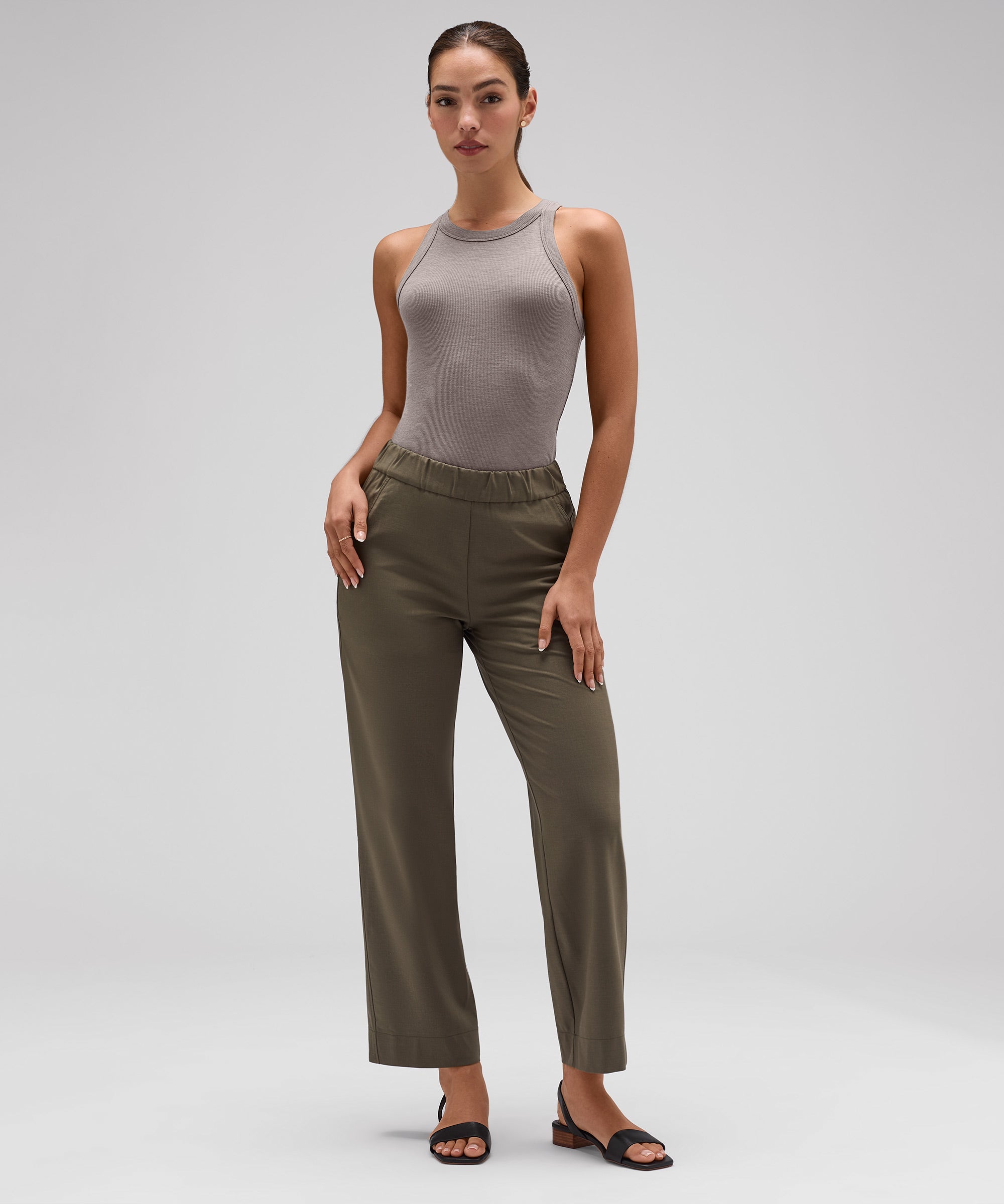 Women's Merino Ribbed Racer Tank、mySite、noshort