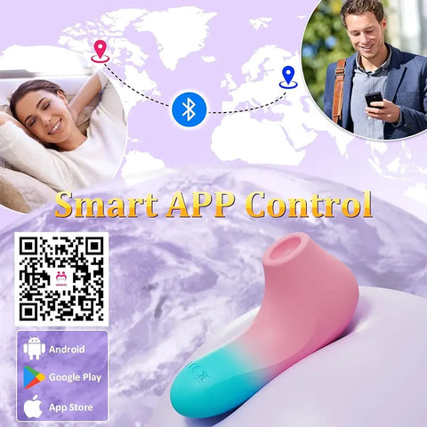 Remote Control Suction Vibrator