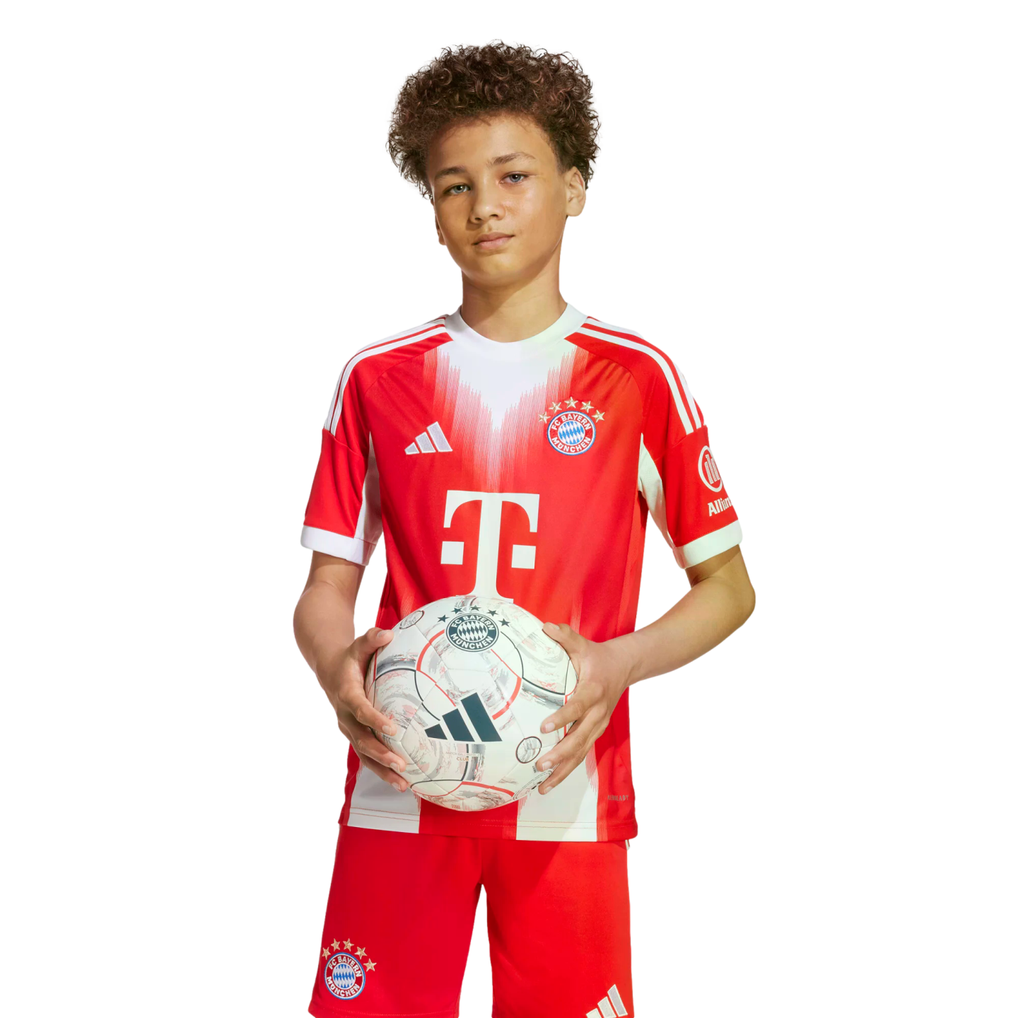 Adidas Bayern Munich 25/26 Youth Home Jersey、mySite、noshort