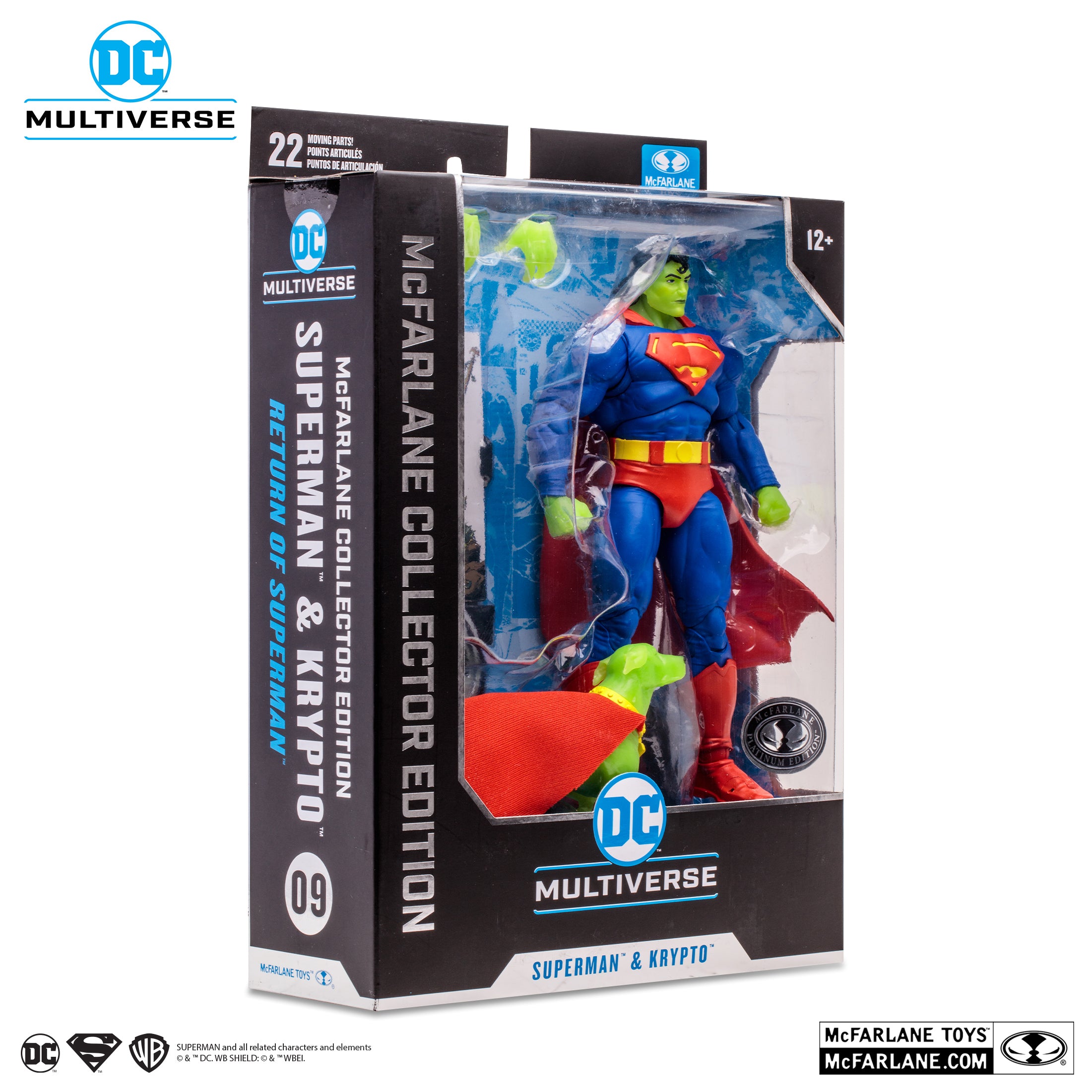 DC Multiverse Platinum Label Superman & Krypto (Return of Superman)、mySite、hgirdovlk