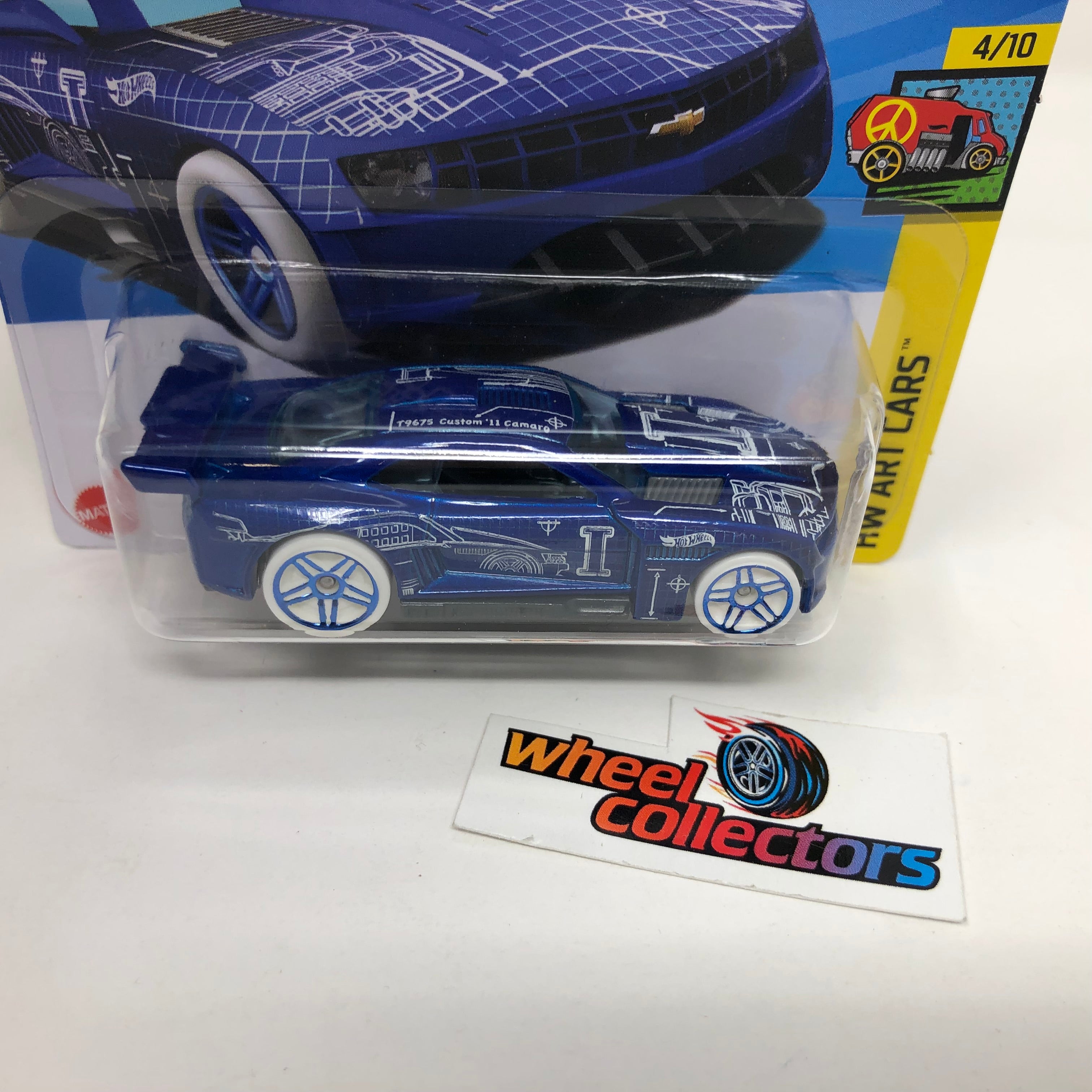 Custom '11 Camaro #36 * Blue * 2023 Hot Wheels Case A Release Short Card、mySite、hgirdovlk
