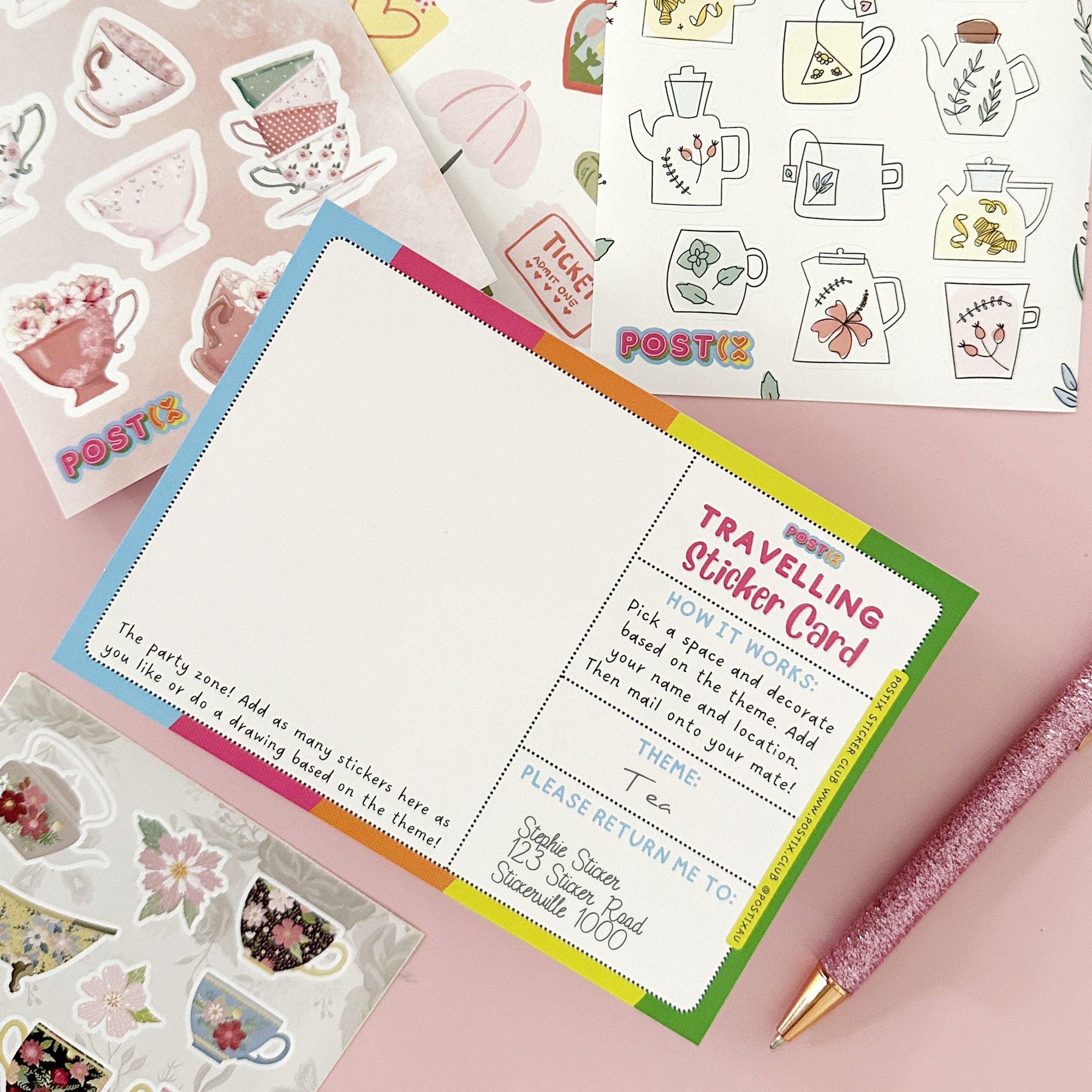  Travelling Sticker Card 5 Pack、mySite、ghnorth