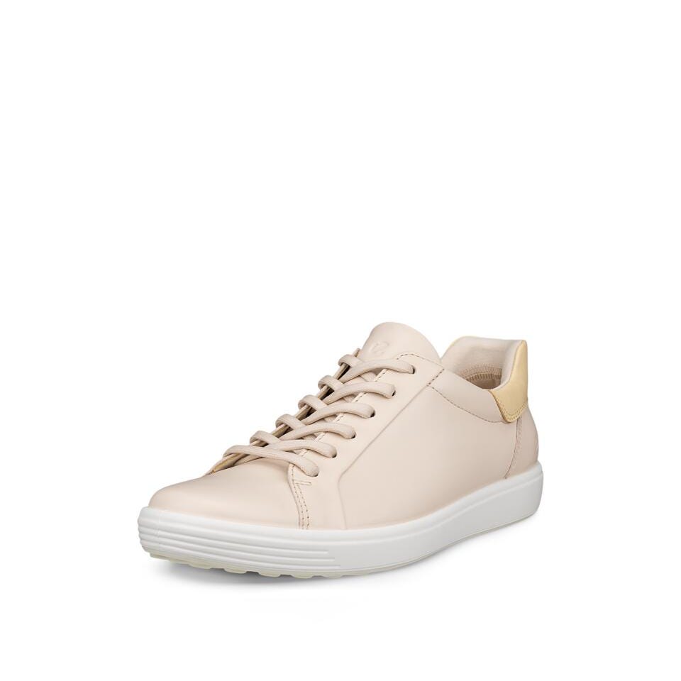  Ecco Women's Soft 7 Slip In Sneaker - Limestone/Straw、mySite、preschool7hills