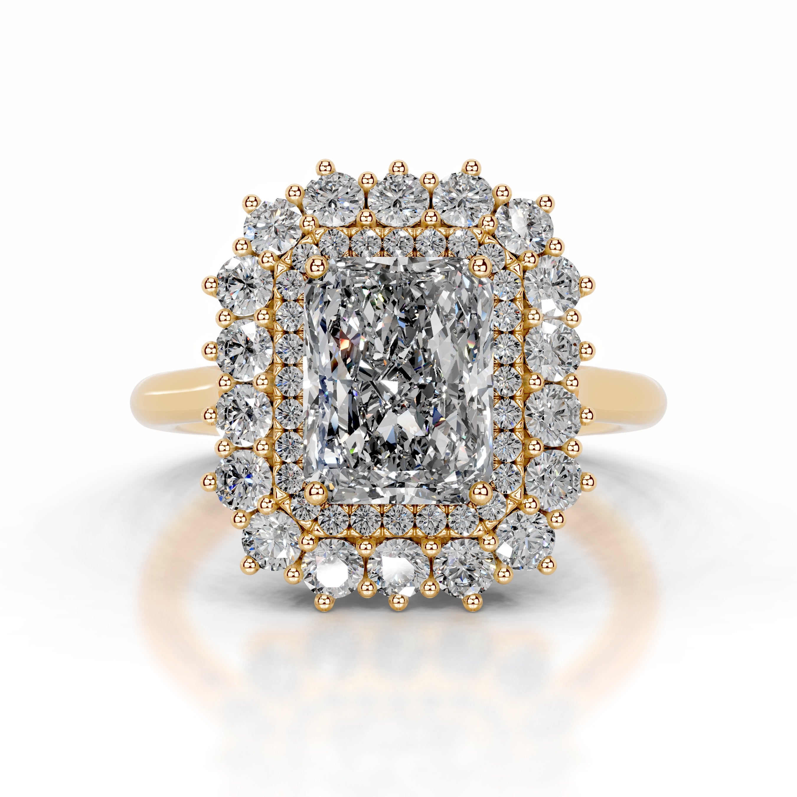 Adriana Lab Grown Diamond Ring - 18K Yellow Gold、mySite、hinf8tx79