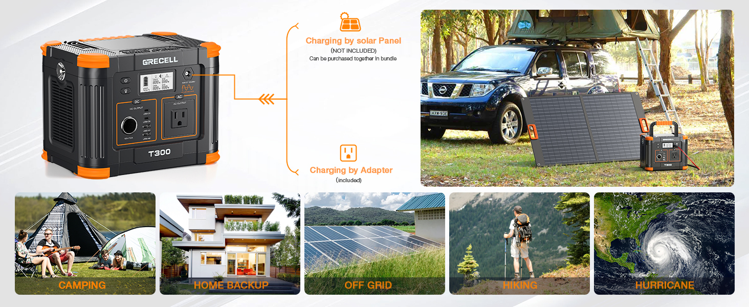 T300 T300S portable power station 300w