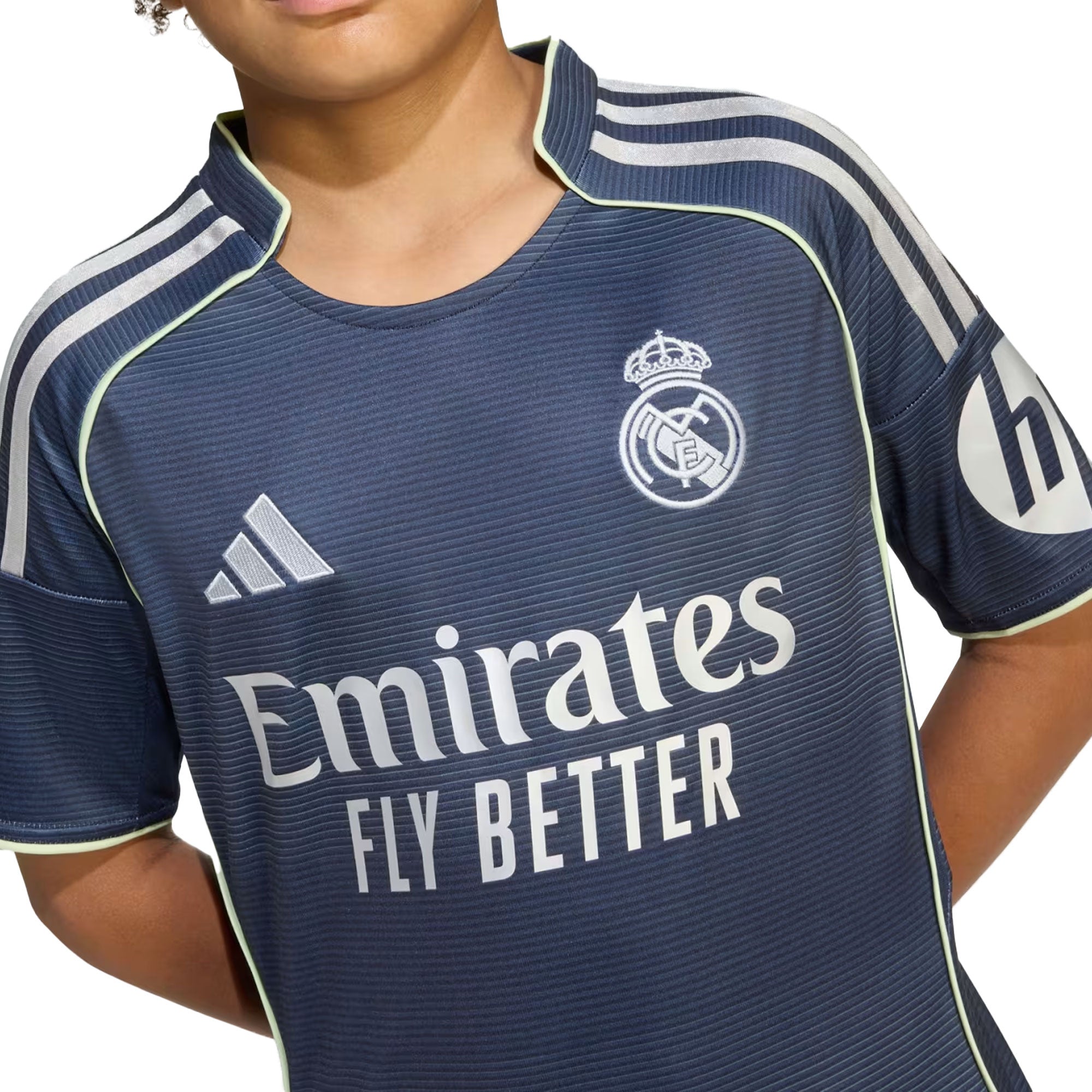 adidas Kids Real Madrid 2025/26 Away Jersey Legend Ink/ White、mySite、noshort