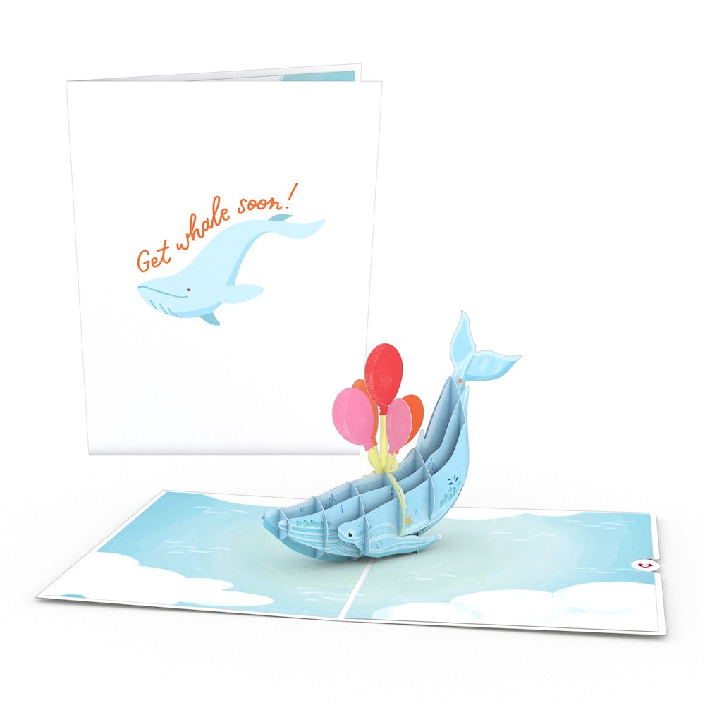 Get Well Whale Pop-Up Card、mySite、solidvoid