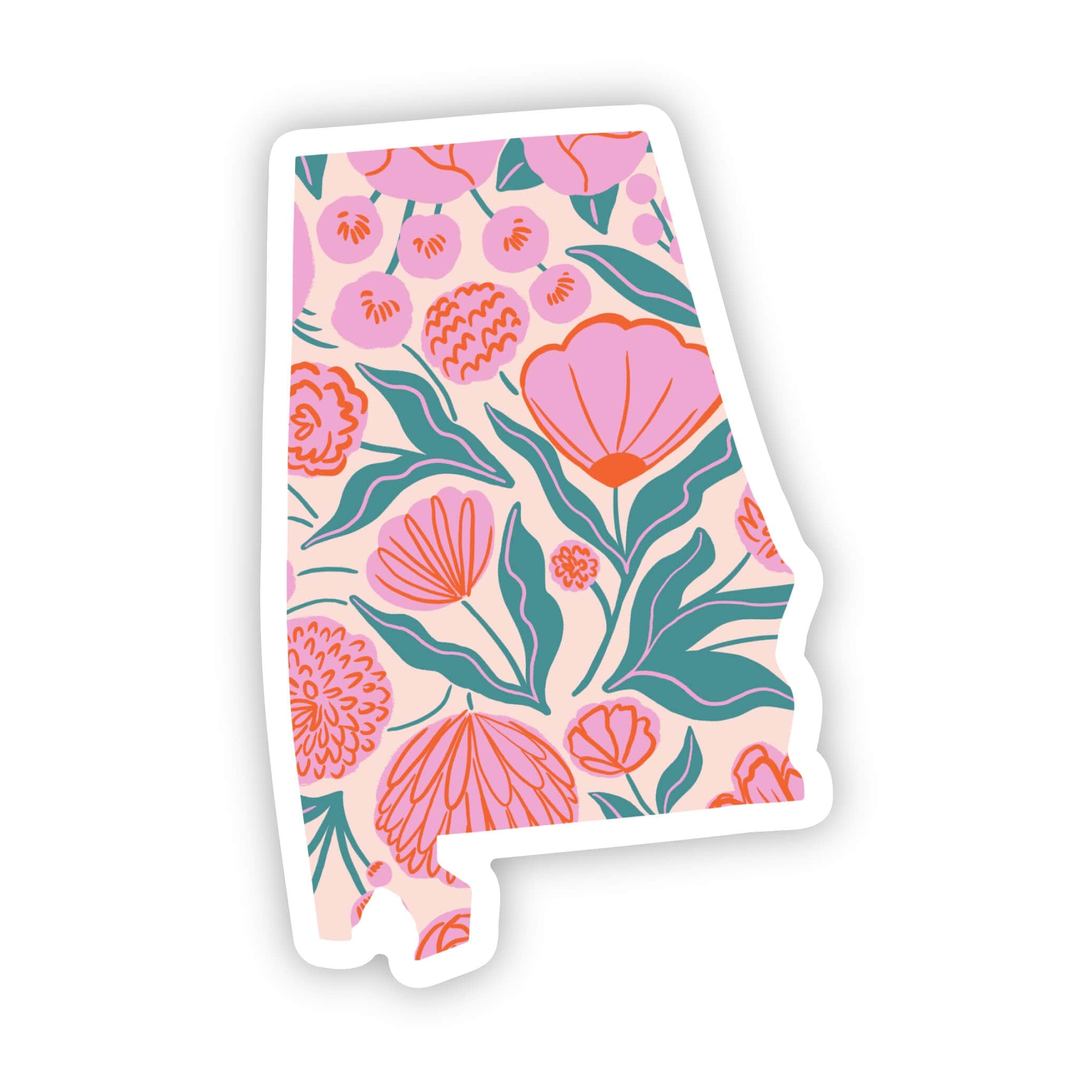  Alabama Sticker - Elegant Floral、mySite、ghnorth