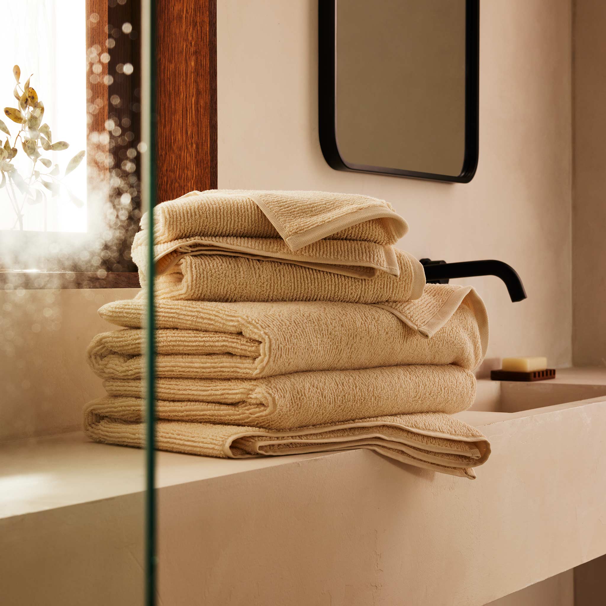  Organic Ribbed Bath Towels - Last Call、mySite、sugarbowlscore