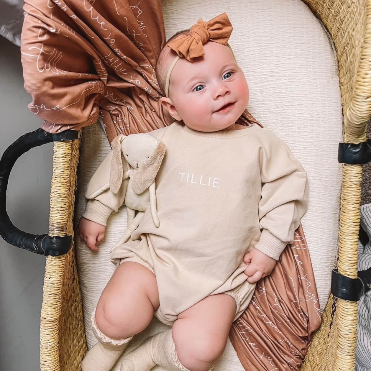  Personalized Sweatshirt Bubble Romper | Solid、mySite、layawaytickets