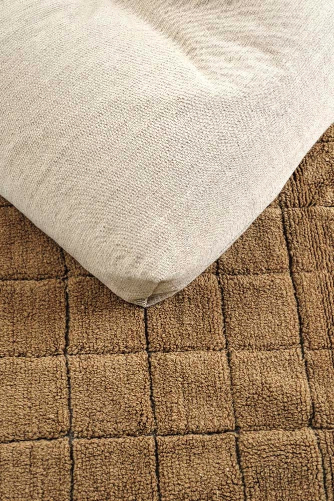 WOOL AREA RUG MOSAIC OCHRE、mySite、gigharbornorthrealestate