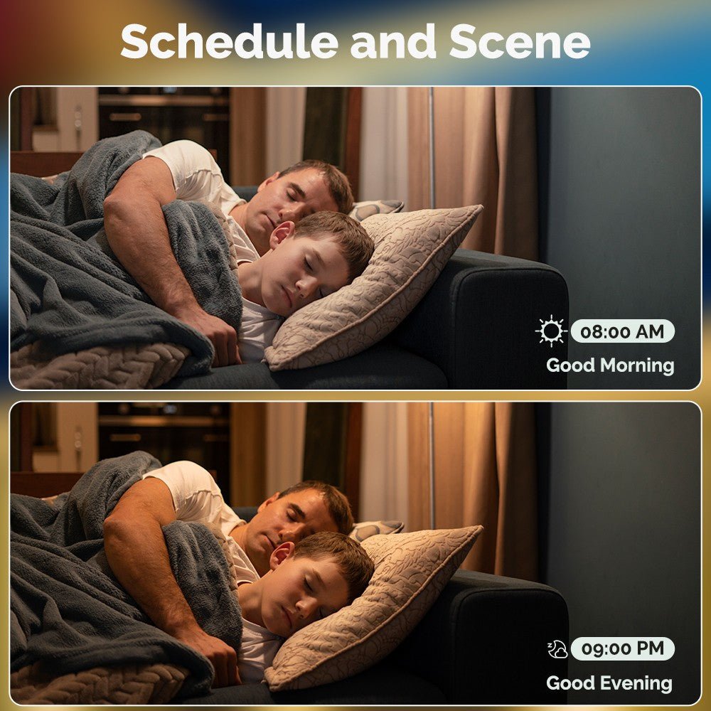 Tuya Matter WiFi Smart LED E27 Dimmable Light Bulbs RGB 2700K-6500K W+C、mySite、fannypackpong