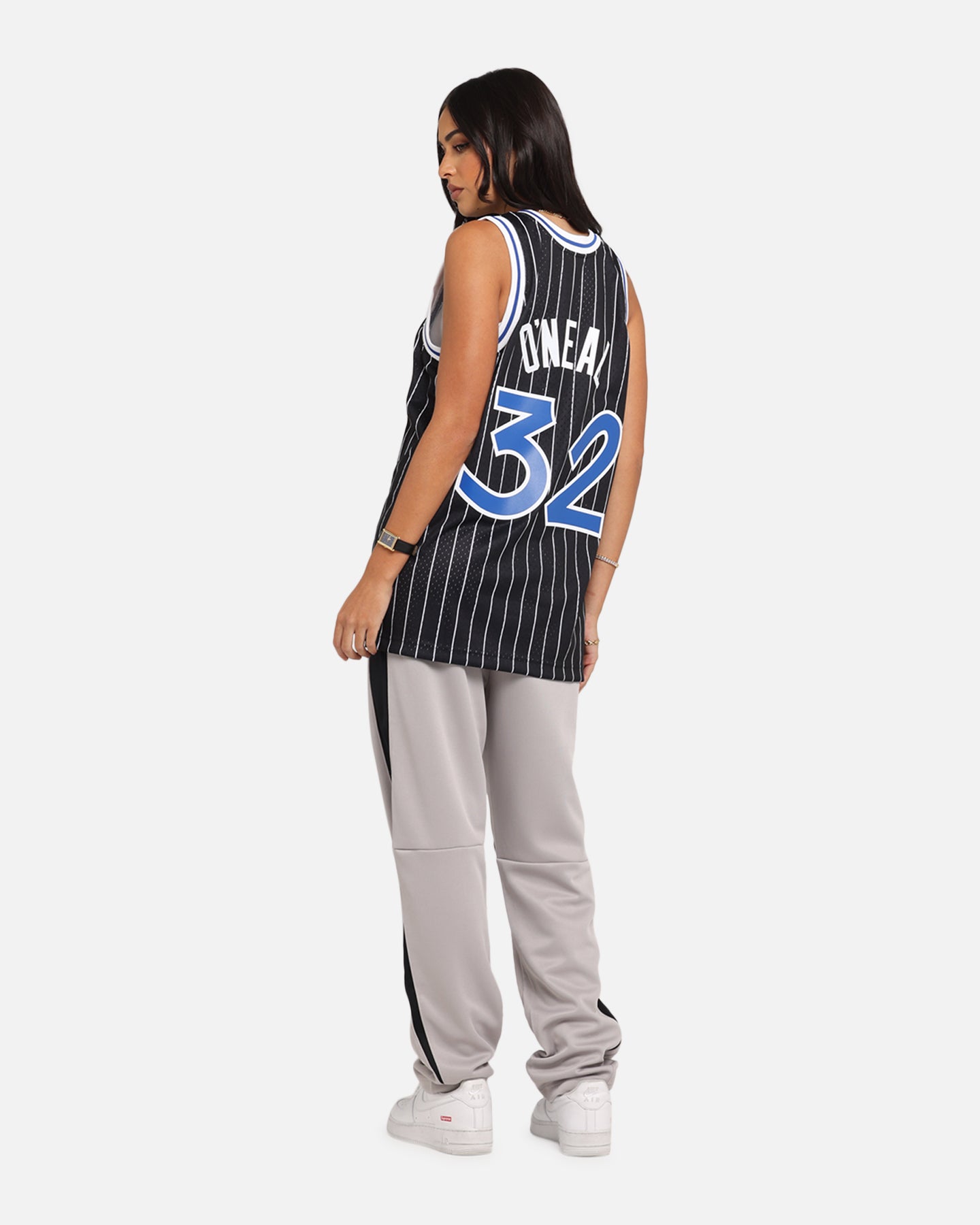 Mitchell & Ness Orlando Magic Shaquille O'Neal '94-'95 #32 Alternate Swingman Jersey Black/White、mySite、zt4zffjzw