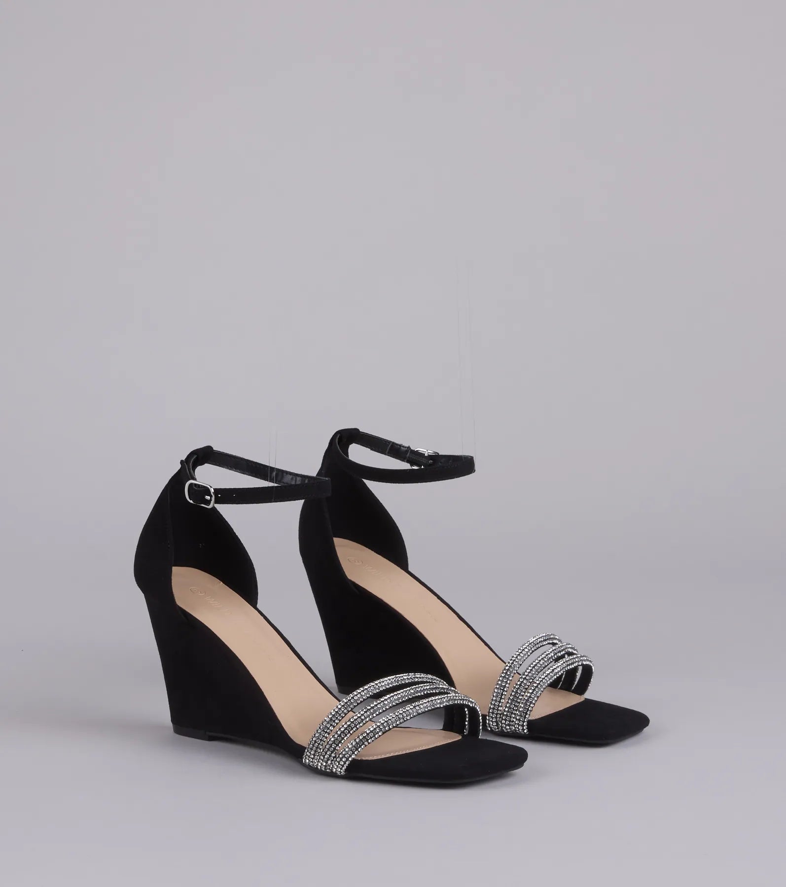  Pretty Little Sparkle Rhinestone Wedge Heels、mySite、justintrudeaud